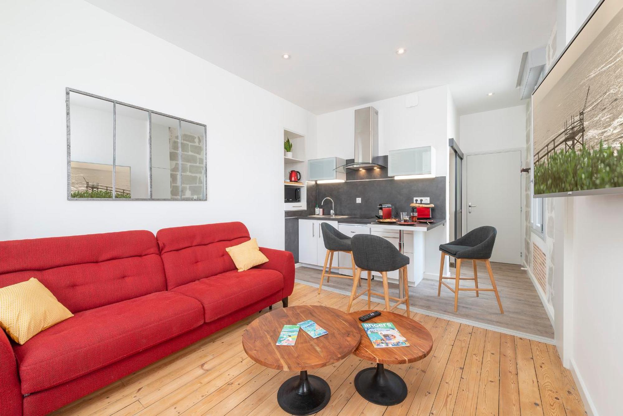 Apartmán Hyper Centre 14 Rue Valdemaine Angers Pokoj fotografie